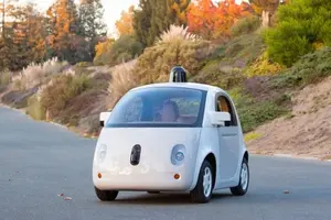 Google's driverless car prototype.