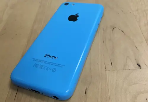 An Apple iPhone 5c. This is the same model of iPhone the FBI has seized that previously belonged to San Bernardino shooter Syed Rizwan Farook.