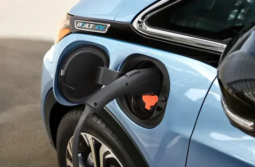 The Chevrolet Bolt electric car.