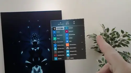 A video for HoloLens developers shows the user interface in action.