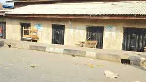  Empty lock-up shops at Mile 12 Market
