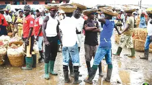 Mile 12 market, Ketu before it was closed.