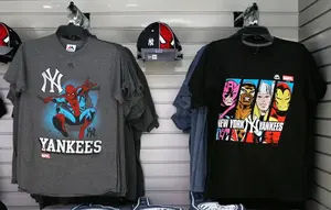 The team also will sell Marvel merchandise at