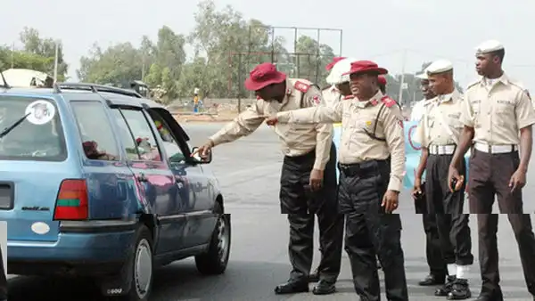 Men of FRSC on duty