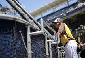 American League manager Ned Yost, of the Kansas
