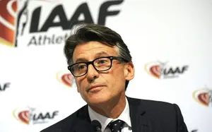(FILES) This file photo taken on June 17, 2016 shows the International Association of Athletics Federations (IAAF) President Sebastian Coe looking on during a press Conference at the IAAF-Council in Vienna.    The International Olympic Committee on July 24, 2016, decided not hit Russia with a blanket for the Rio Games over state-run doping, but said each sports federation needed to establish an athlete's individual eligibility. Federations "should carry out an individual analysis of each athlete’s anti-doping record, taking into account only reliable adequate international tests, and the specificities of the athlete’s sport and its rules, in order to ensure a level playing field," the IOC said in a statement. / AFP PHOTO / APA / HERBERT PFARRHOFER