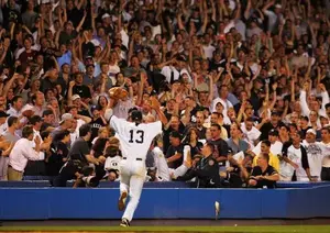 Derek Jeter of the New York Yankees makes
