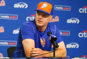 Jay Bruce of the New York Mets speaks
