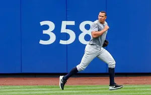 Alex Rodriguez #13 of the New York Yankees