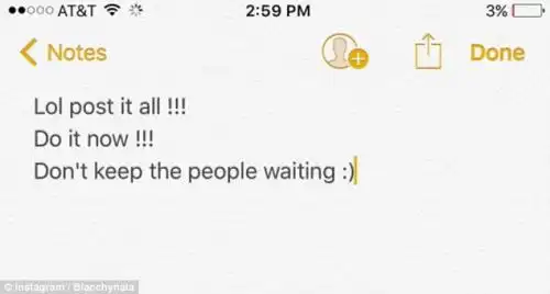 'Post it all!" The former exotic dancer appeared to egg the person who on had taken over her Instagram