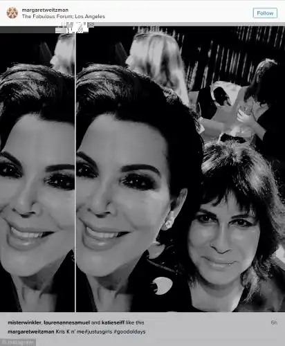 Her date: The 36-year-old was with mother Kris Jenner, who was all made up for the bash
