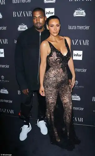 Rough ride: Kim and Kanye are thought to have been arguing a lot after her ordeal which resulted in Kanye being hospitalised for his mental health