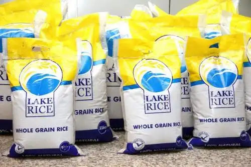 Lake Rice: sold in 25k and 50kg bags