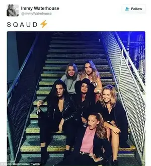 Still speaking? Selena and Bella are also both members of Taylor Swift's girl squad, and even spent time together with model sisters Suki and Immy Waterhouse in September 2015