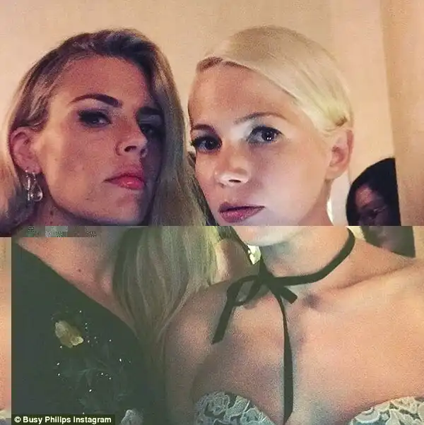 Blame it on the champagne: The best friends posted a series of tipsy videos and pictures throughout the evening 