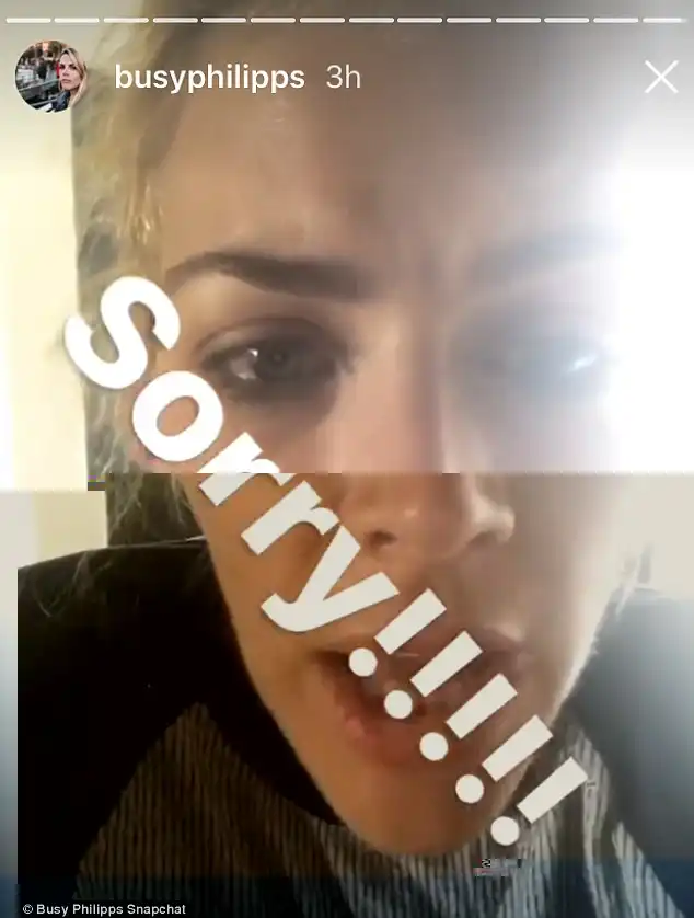The morning after: The star posted the next day to let fans know that she was alright and apologize for those people she had worried