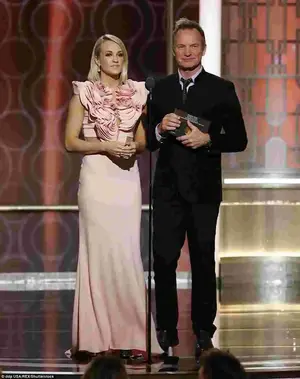 In tune: Carrie Underwood and Sting presented music awards