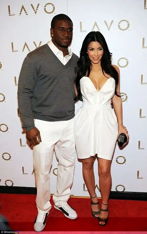 Back then: The Buffalo Bills running back dated Kim Kardashian in 2010