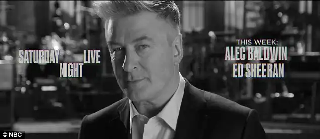 Baldwin will host SNL this Saturday February 11 with musical guest Ed Sheeran