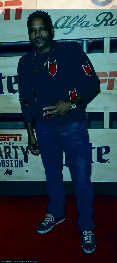 Host with the most: Black-ish star Anthony Anderson, seen here at a Super Bowl party earlier this month in Houston, is slated to host the show for the fourth straight year 