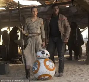 Who is it? The question now remaining is who indeed are these Last Jedi, with Luke and Daisy Ridley's Rey (pictured) being the prime suspects 
