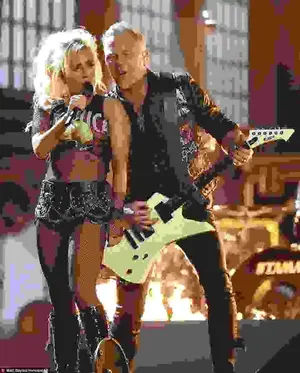 Hardwired: Lady Gaga joined Metallica for a performance of Moth Into Flame