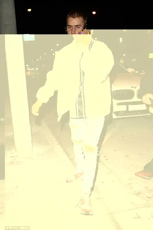 Solo? The Canadian appears to be single since he broke up with Sofia. Pictured late January