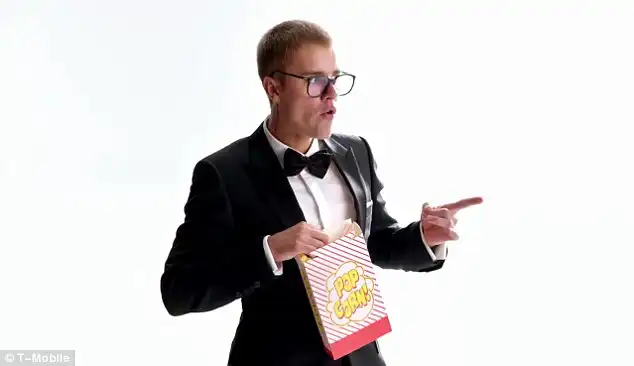 Interesting: In one snap, the Sorry star is seen munching on popcorn