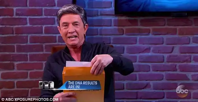 Here we go: Martin pulls out the DNA results with some hilarious results