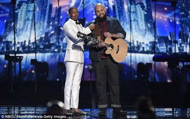 What next? The former husband of Mariah Carey wasn't specific about where his career will go from this point on. Here he is with AGT contestant Benton Blount in a previous episode