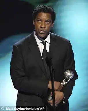 On point: The double Oscar-winner said, 'Fall down seven times, get up eight'