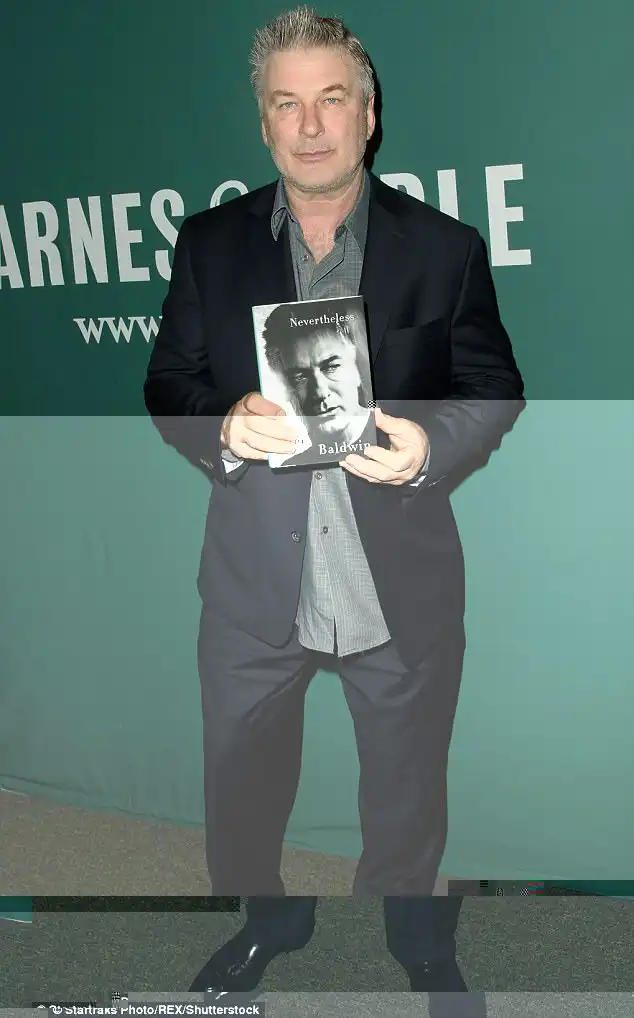 Outspoken: Alec Baldwin has slammed his memoir's publisher Harper Collins for including 'several typos and errors' in the published version of his new book