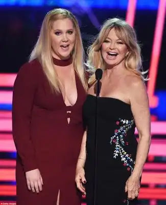 Comedy chops: The duo joked that the winner of the award was 'Moonland', taking a jibe at the Oscars that gave Best Picture first to La La Land before taking it away and giving it to Moonlight