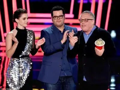 He's the man: The movie's director Bill Condon also came on stage and he thanked everybody who had supported the film, especially the female moviegoers