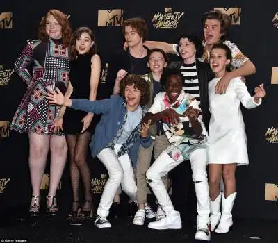 Much excitement: It's the latest in a string of awards for the series and its cast of young actors during the past year