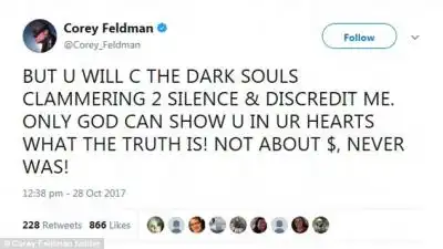 Firing back: Feldman issued a series of tweets in response to Judy Haim's criticisms