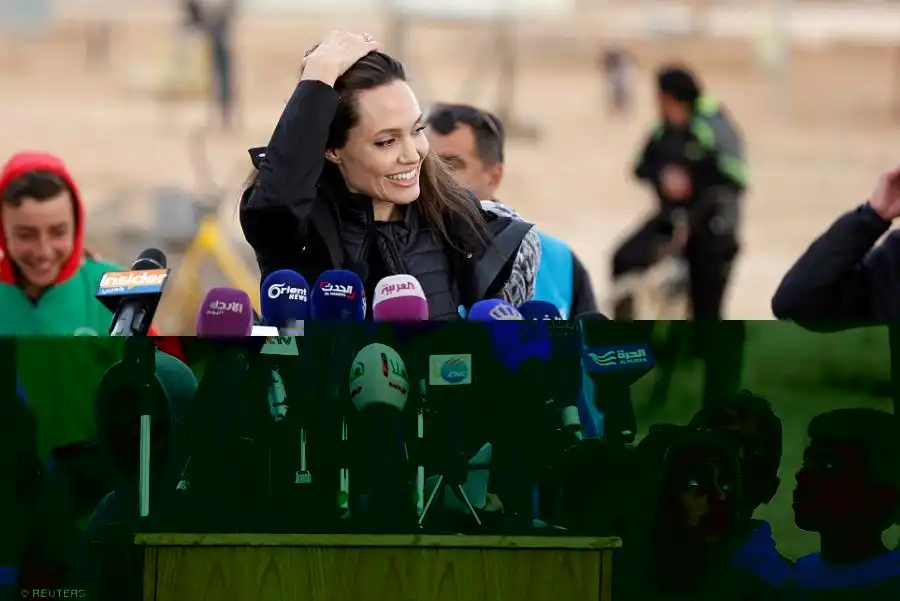 The actress said most Syrian refugees had exhausted any savings they had and the vast majority were surviving on less than three dollars a day
