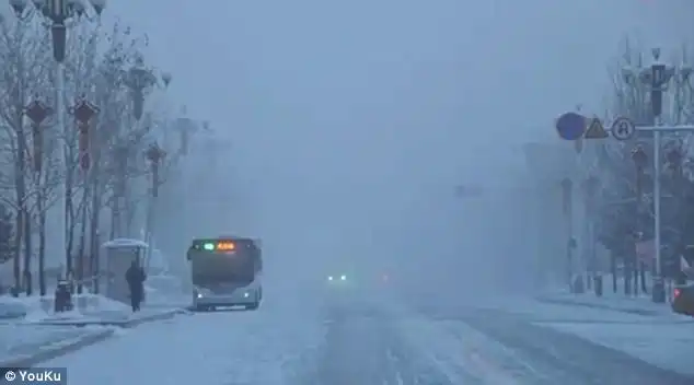 Huzhong district of Daxing'anling Prefecture has an average of minus 40 degrees Celsius 