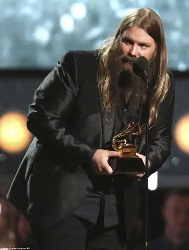 Talented: Chris Stapleton won Best Country Album for his project From A Room: Volume 1