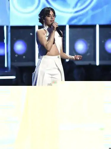 Passionate: 'Tonight, in this room full of music's dreamers, we remember that this country was built by Dreamers, for Dreamers, chasing the American dream,' the former Fifth Harmony singer said after performing 'Dreaming' with Kesha