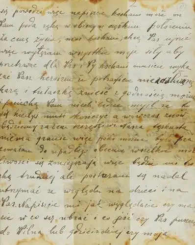 Perla also worries about her husband surviving in the cold of Siberia, and asks him to write and describe what he looks like, and whether he has something warm to wear