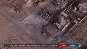The propaganda claims that the man carried out a suicide bomb attack against Suyrian government fighters in Deir Ezzor