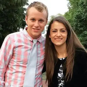 In happier times: Josiah was previously in a four month courtship with Marjorie Jackson in 2015