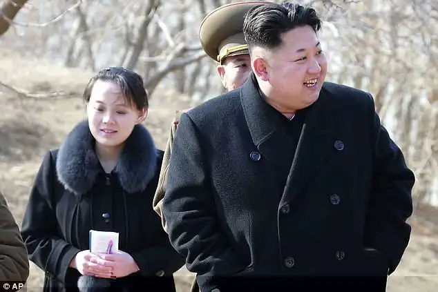 Kim Kim Yo Jong (left) is reported to enjoy a close relationship with her brother, the North Korean leader Kim Jong-un