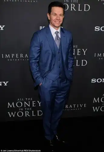 Pay gap: Mark Wahlberg has announced he is donating .5M to the Time's Up legal fund in Michelle Williams' name after it emerged he was paid substantially more than his co-star for reshoots for All The Money In The World