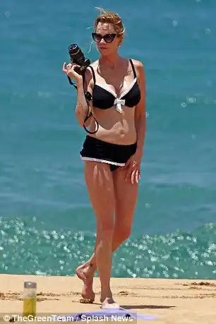The Hollywood icon has always stayed in top shape; seen in Hawaii in 2012