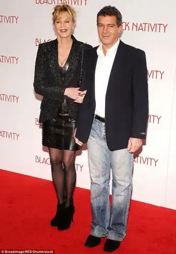 The ex: The siren was married to Antonio Banderas from 1996 until 2015; seen in 2013
