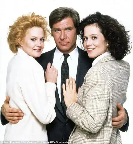 One of her biggest hits: The blonde lit up the film Working Girl with Harrison Ford and Sigourney Weaver in 1988