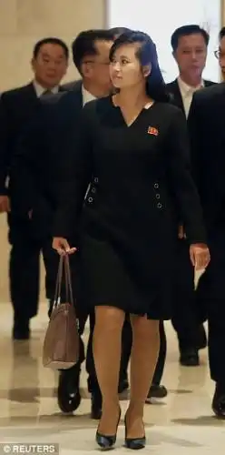 She was also captured walking through a hotel in Gangneung, a city on South Korea's east coast