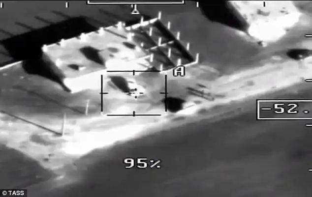 The Russian defence ministry says the rebel base was located on the border of Idlib province 